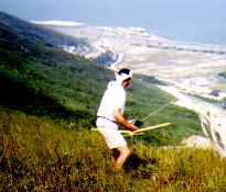 A real low pass ....Flying on the west side of the ridge which looks out towards HK's new airport